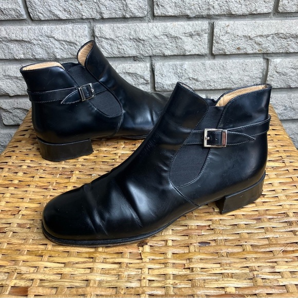 Ralph Lauren Leather Ankle Boot Bootie - Picture 1 of 11